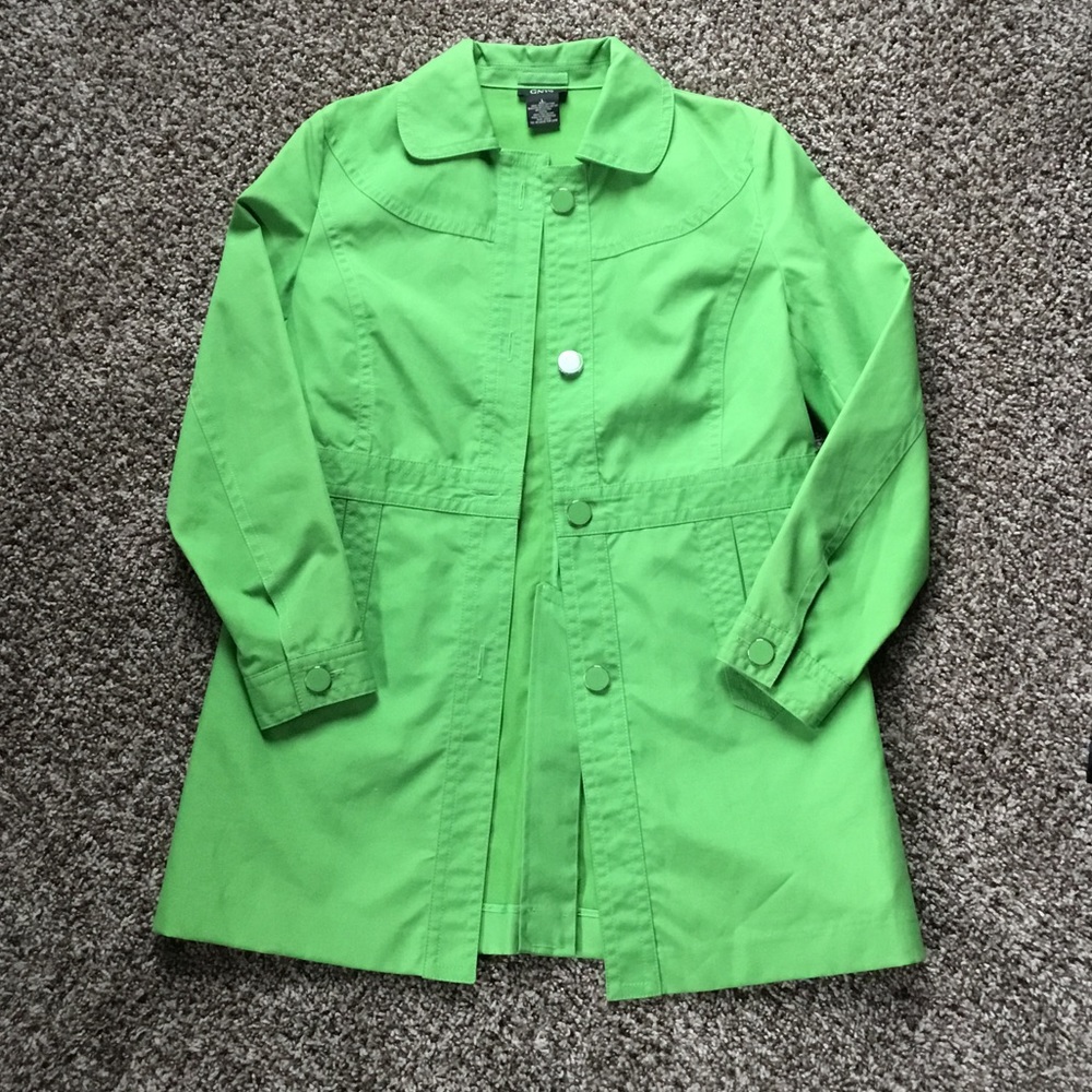 Lime green coat